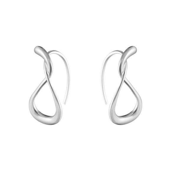 Georg Jensen Mercy Sterling Silver Small Hoop Earrings 20001403