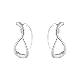 Georg Jensen Mercy Sterling Silver Small Hoop Earrings 20001403