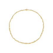 Georg Jensen Moonlight Grapes 18ct Yellow Gold Diamond Slim Necklace 20001420