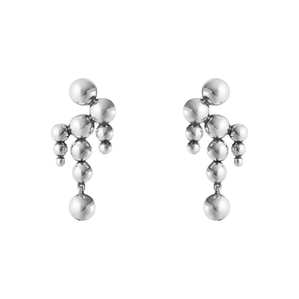 Georg Jensen Moonlight Grapes Sterling Silver Chandelier Earrings 20001411