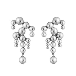 Georg Jensen Moonlight Grapes Sterling Silver Chandelier Earrings Pair 20001412-20001412