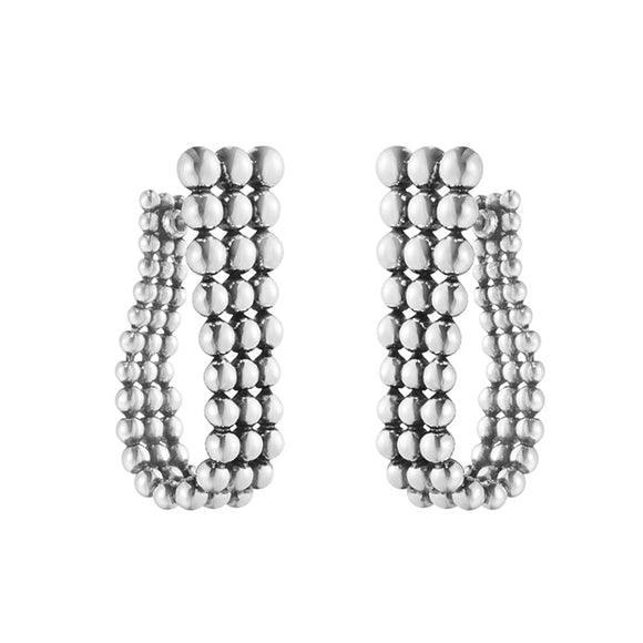 Georg Jensen Moonlight Grapes Sterling Silver Earrings Pair 20001457-20001457