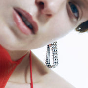 Georg Jensen Moonlight Grapes Sterling Silver Earrings Pair