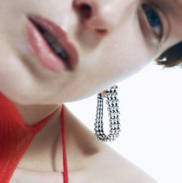 Georg Jensen Moonlight Grapes Sterling Silver Single Earring Right