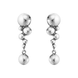 Georg Jensen Moonlight Grapes Sterling Silver Small Earrings 20001410