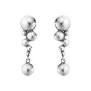 Georg Jensen Moonlight Grapes Sterling Silver Small Earrings 20001410
