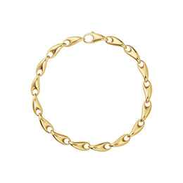 Georg Jensen Reflect 18ct Yellow Gold Slim Bracelet 20001267
