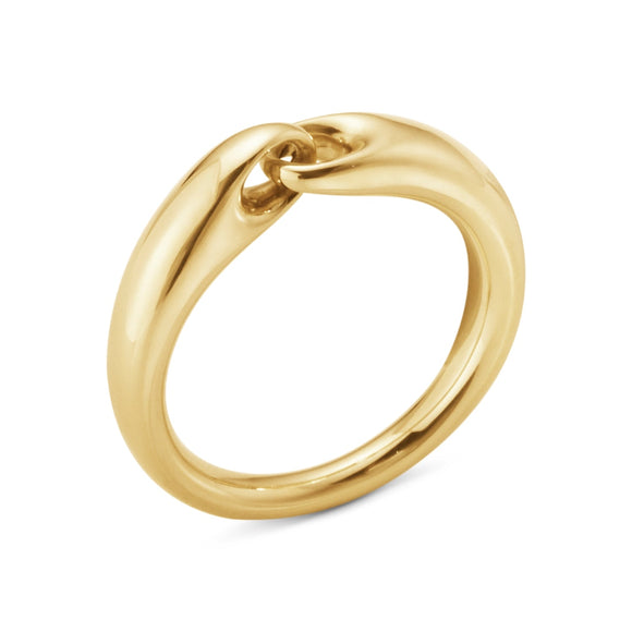 Georg Jensen Reflect 18ct Yellow Gold Small Ring 20001173
