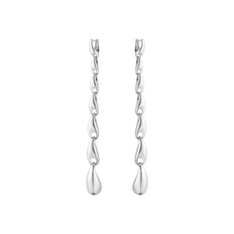 Georg Jensen Reflect Sterling Silver Extra Long Earrings 20001302