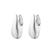 Georg Jensen Reflect Sterling Silver Small Earrings Pair