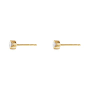 Georg Jensen Signature 18ct Yellow Gold 0.40ct Diamond Stud Earring Pair