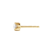 Georg Jensen Signature 18ct Yellow Gold 0.20ct Diamond Stud Earring Single Piece, 20001291_2
