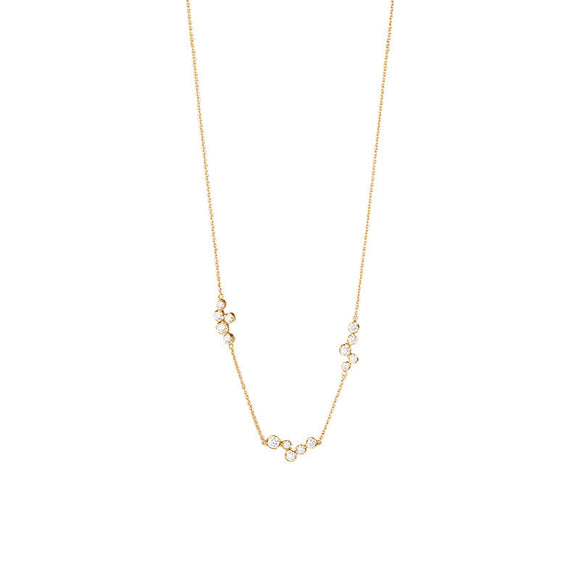 Georg Jensen Signature Diamonds 18ct Yellow Gold 0.47ct Necklace