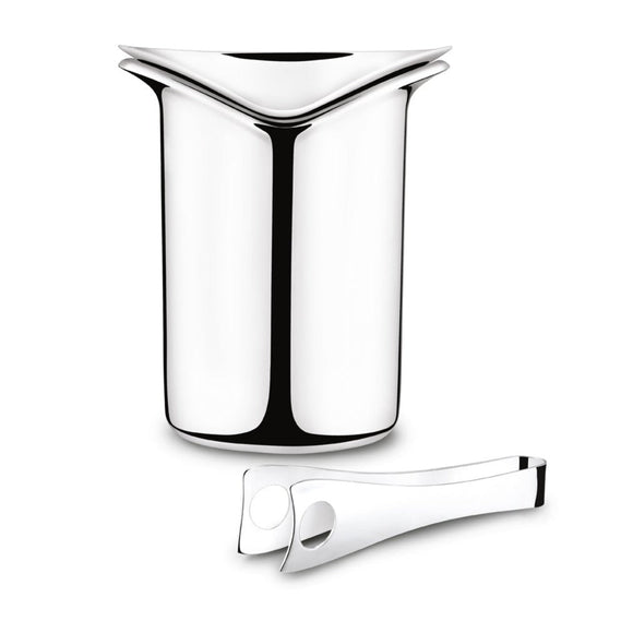Georg Jensen Sky Stainless Steel Ice Bucket With Tongs, 3586961