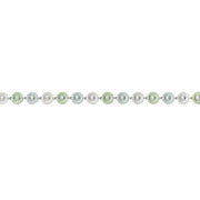 Georg Jensen Stine Goya Daisy Sterling Silver Green and White Enamel Bracelet, 20001114