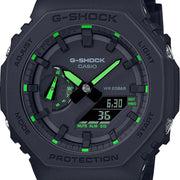 G-Shock Watch 2100 Utility Black Series Green GA-2100-1A3ER