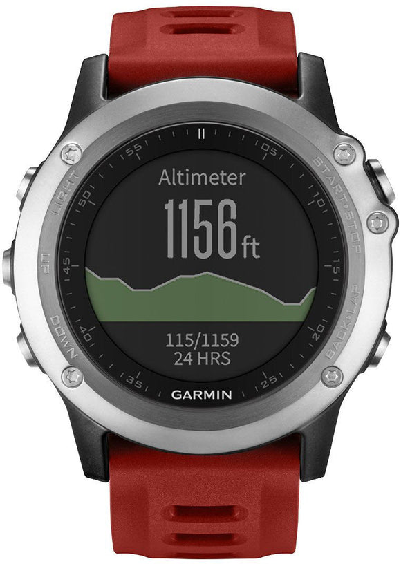 Garmin Watch Fenix 3 Silver Performance Bundle 010-01338-16