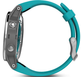 Garmin Watch Fenix 5S Silver Turquoise Band