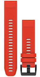 Garmin Watch Bands QuickFit 22 Flame Red Silicone 010-12496-03