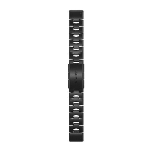 Garmin Watch Bands QuickFit 22 Vented Titanium Bracelet With Carbon Grey DLC Coating 010-12863-09