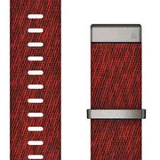 Garmin Watch Band QuickFit 22 Red Jacquard Weave