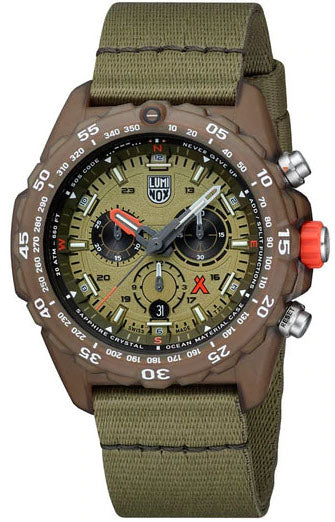 Luminox Bear Grylls Master #TIDE 3740 Series Olive Black Watch