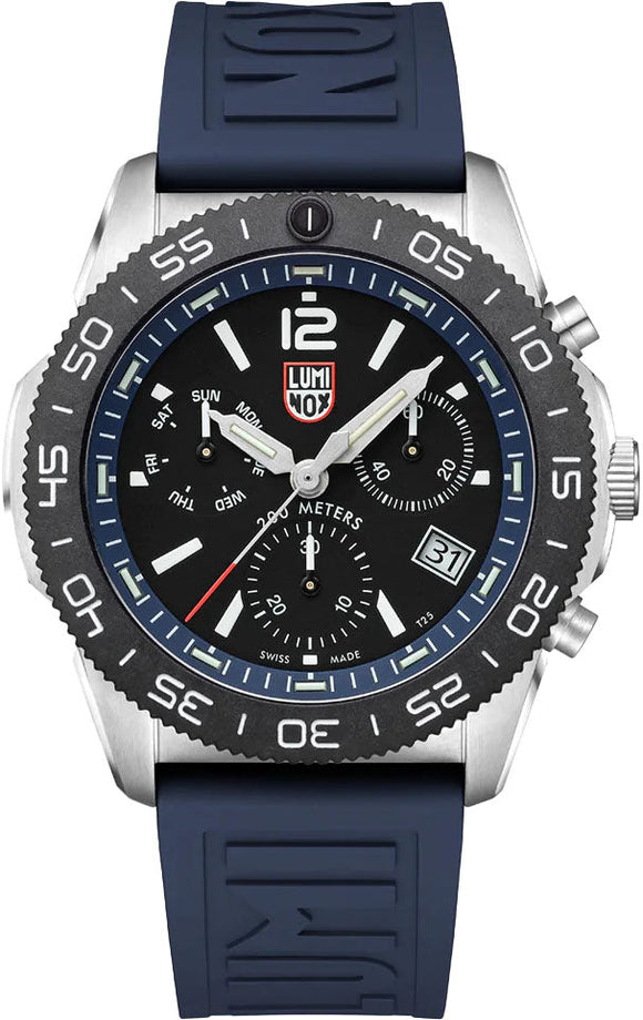 Luminox Watch Pacific Diver Chronograph 3140 Black Blue XS.3143