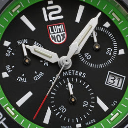 Luminox Sea Pacific Diver Chronograph 3140 Black Green Watch