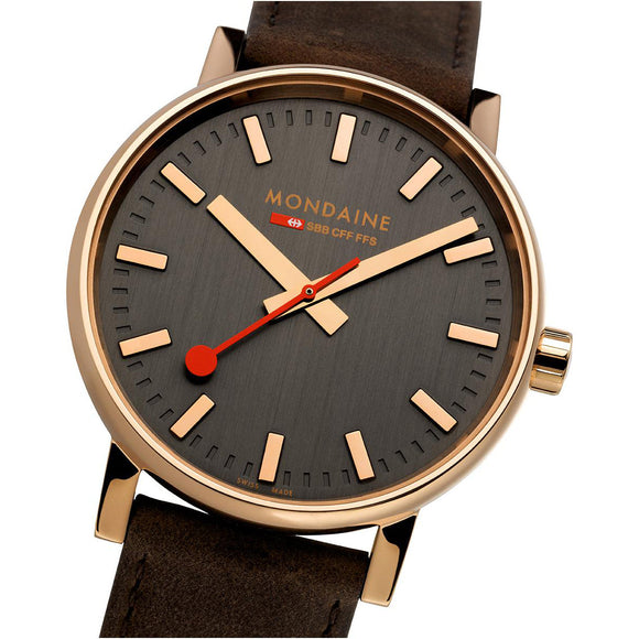 Mondaine Evo2 Rose Gold Watch