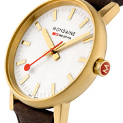 Mondaine Watch Evo2 30 Gold IP