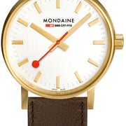 Mondaine Watch Evo2 30 Gold IP MSE.30112.LG