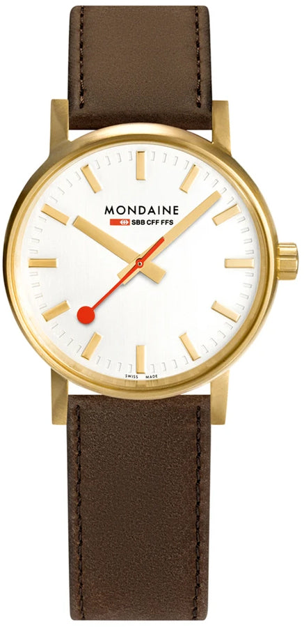 Mondaine Watch Evo2 30 Gold IP MSE.30112.LG