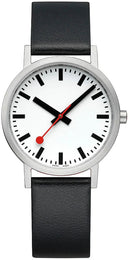 Mondaine Classic White Watch