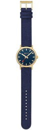 Mondaine Classic Deep Ocean Blue Watch