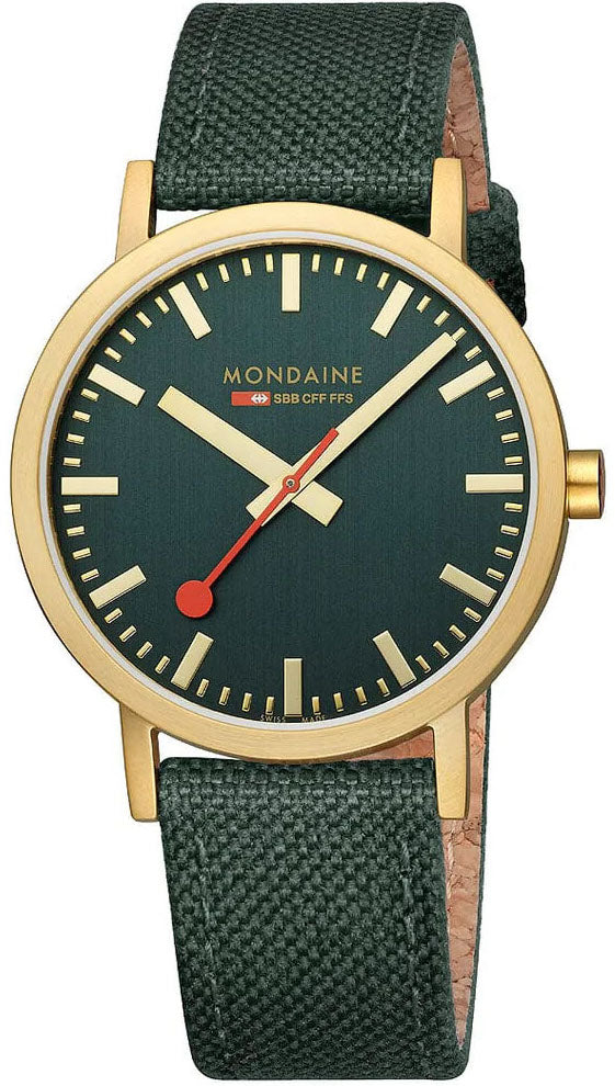 Mondaine Watch Classic Forest Green A660.30360.60SBS