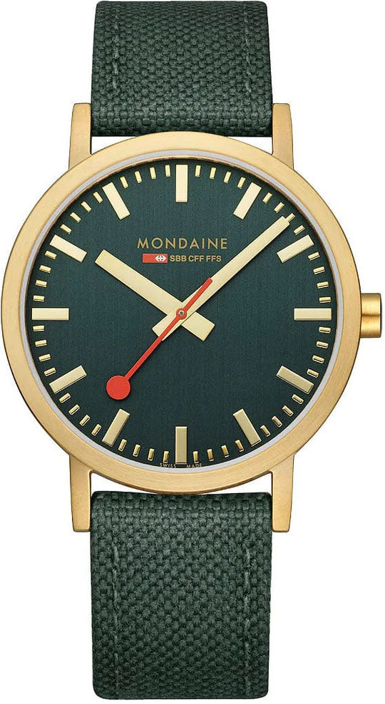 Mondaine Classic Forest Green Watch