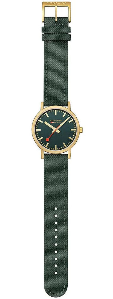Mondaine Classic Forest Green Watch