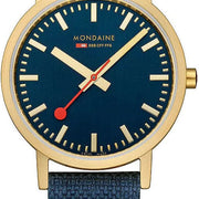 Mondaine Watch Classic Deep Ocean Blue