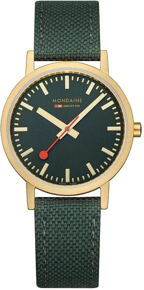 Mondaine Classic Forest Green Watch