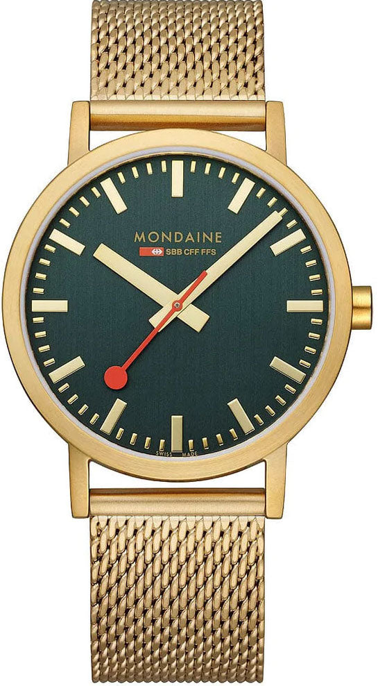 Mondaine Classic Forest Green Watch