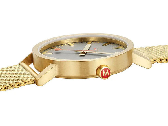 Mondaine Classic Good Gray Watch