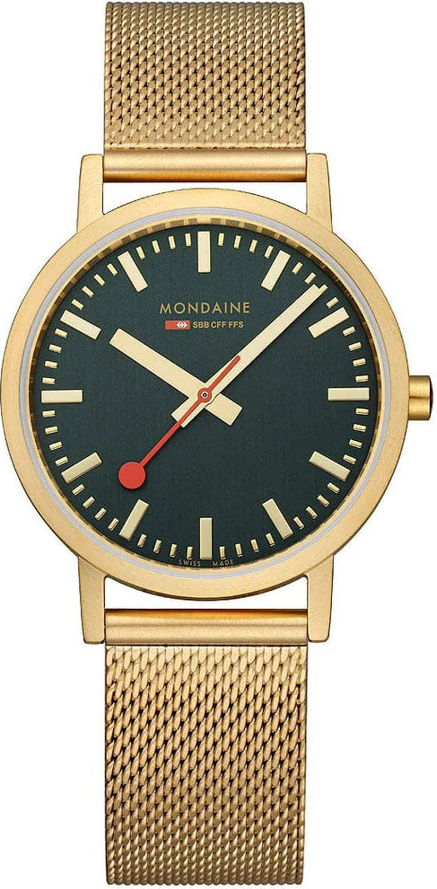 Mondaine Classic Forest Green Watch