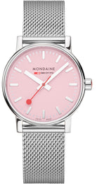 Mondaine Evo2 Sunrise 35mm Pink Watch
