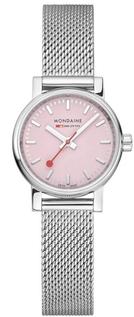 Mondaine Watch Evo2 Sunrise 26mm Pink MSE.26130.SM
