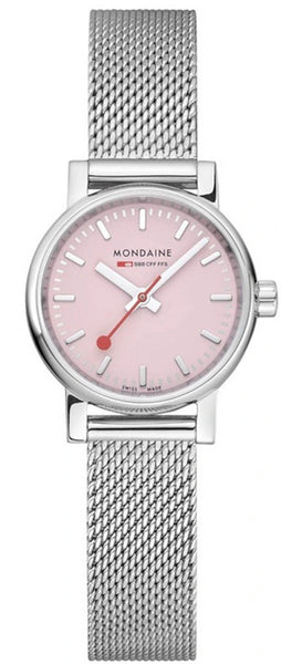 Mondaine Watch Evo2 Sunrise 26mm Pink MSE.26130.SM