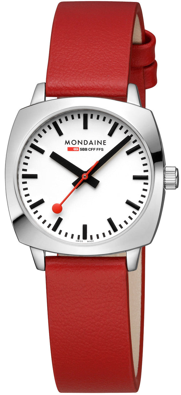 Mondaine Watch Official Swiss Railways Cushion MSL.31110.LCV