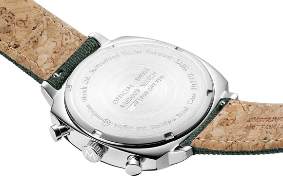 Mondaine Official Swiss Railways Cushion Set Watch