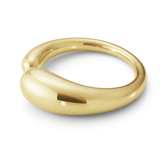 Georg Jensen Mercy 18ct Yellow Gold Small Ring, 20000020.