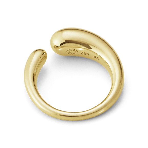 Georg Jensen Mercy 18ct Yellow Gold Small Ring, 20000020.