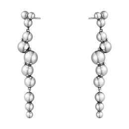 Georg Jensen Moonlight Grapes Sterling Silver Drop Earrings, 10019040.